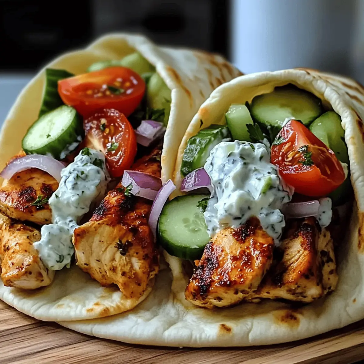 Mediterranean Chicken Gyros lbttqg