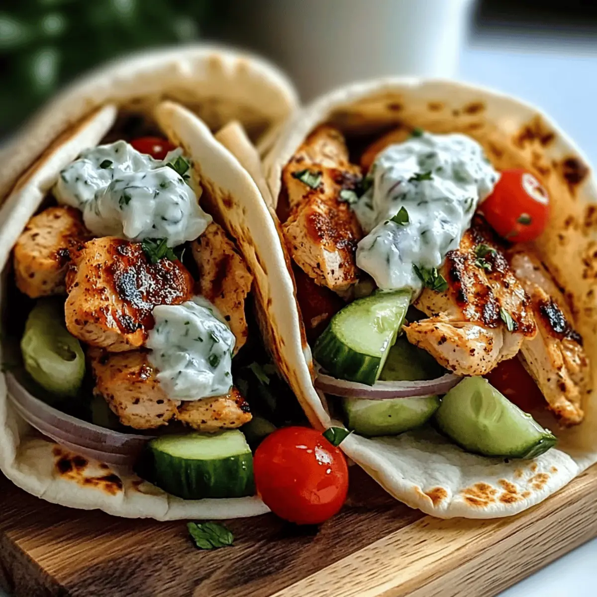 Mediterranean Chicken Gyros unuhtz