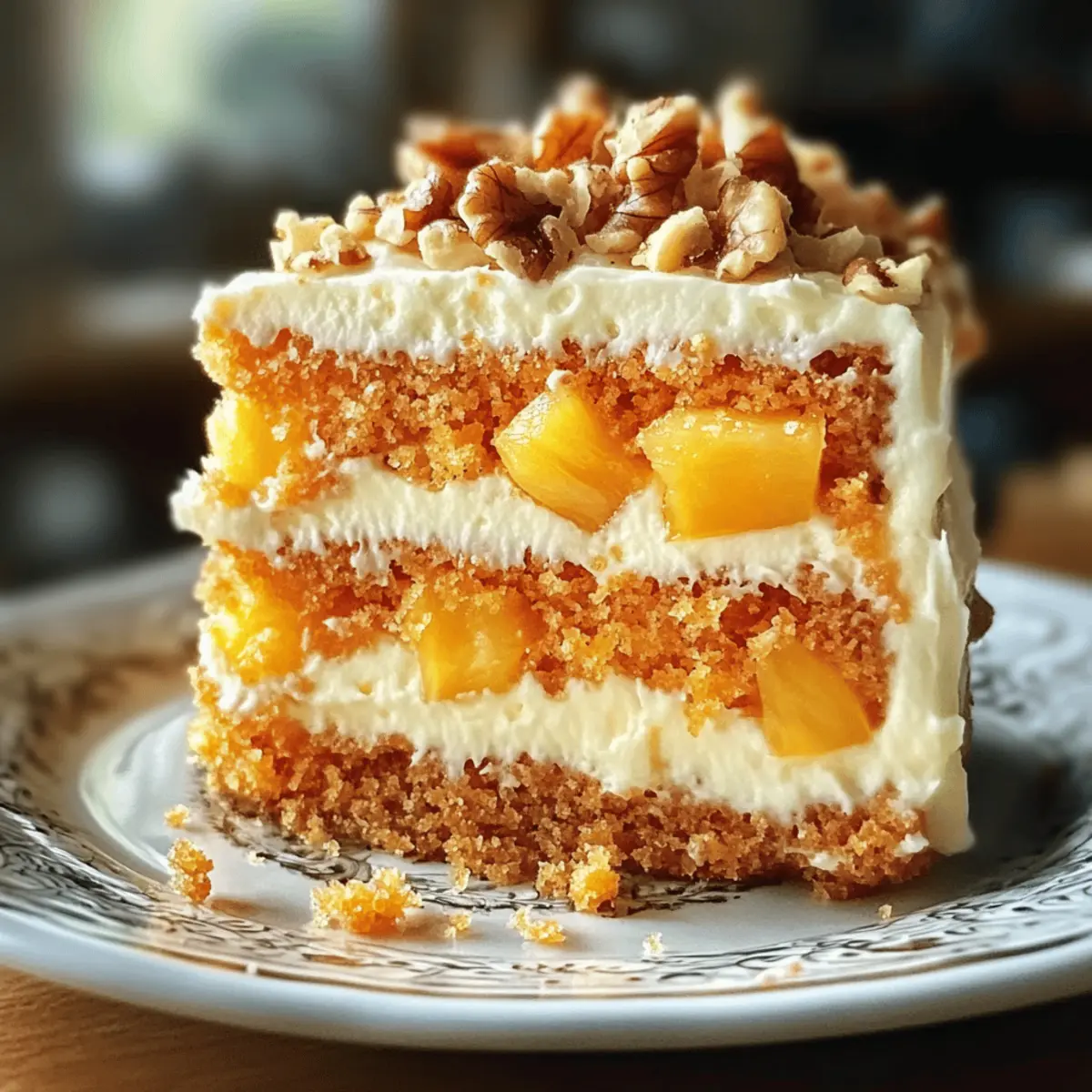 Pineapple Carrot Cream Cake pfdyoo