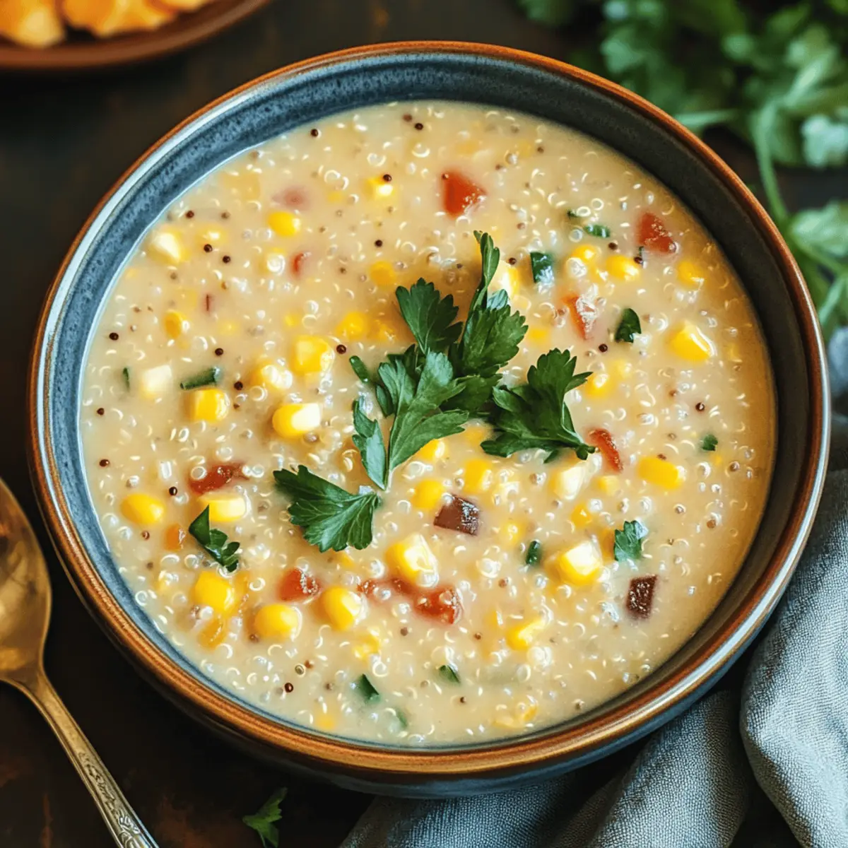 Quinoa Corn Chowder bc4lif