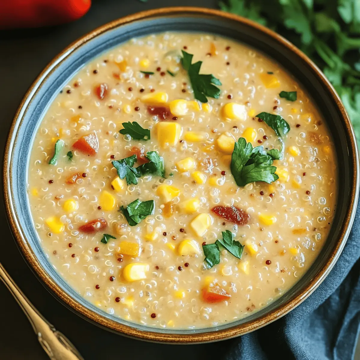 Quinoa Corn Chowder whir9j