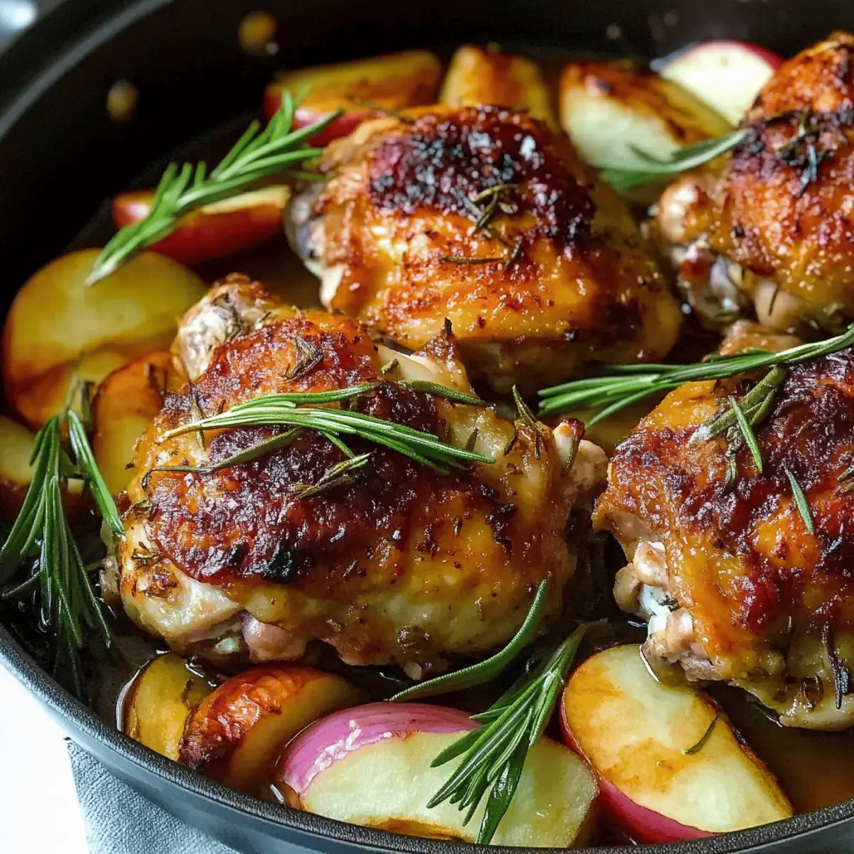 Savory Rosemary Apple Cider Chicken for Cozy Evenings