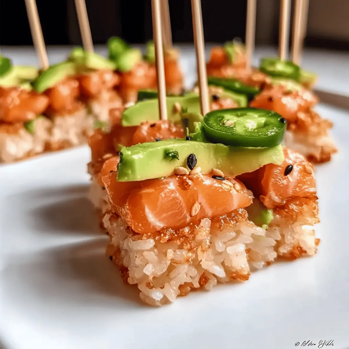 Salmon Crispy Rice aeccmy