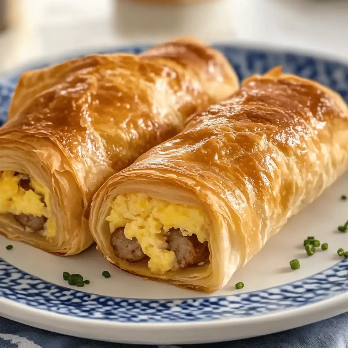Sausage Egg Breakfast Roll Ups d2n5yr