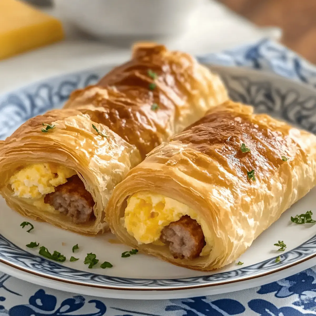 Sausage Egg Breakfast Roll Ups iyro6r