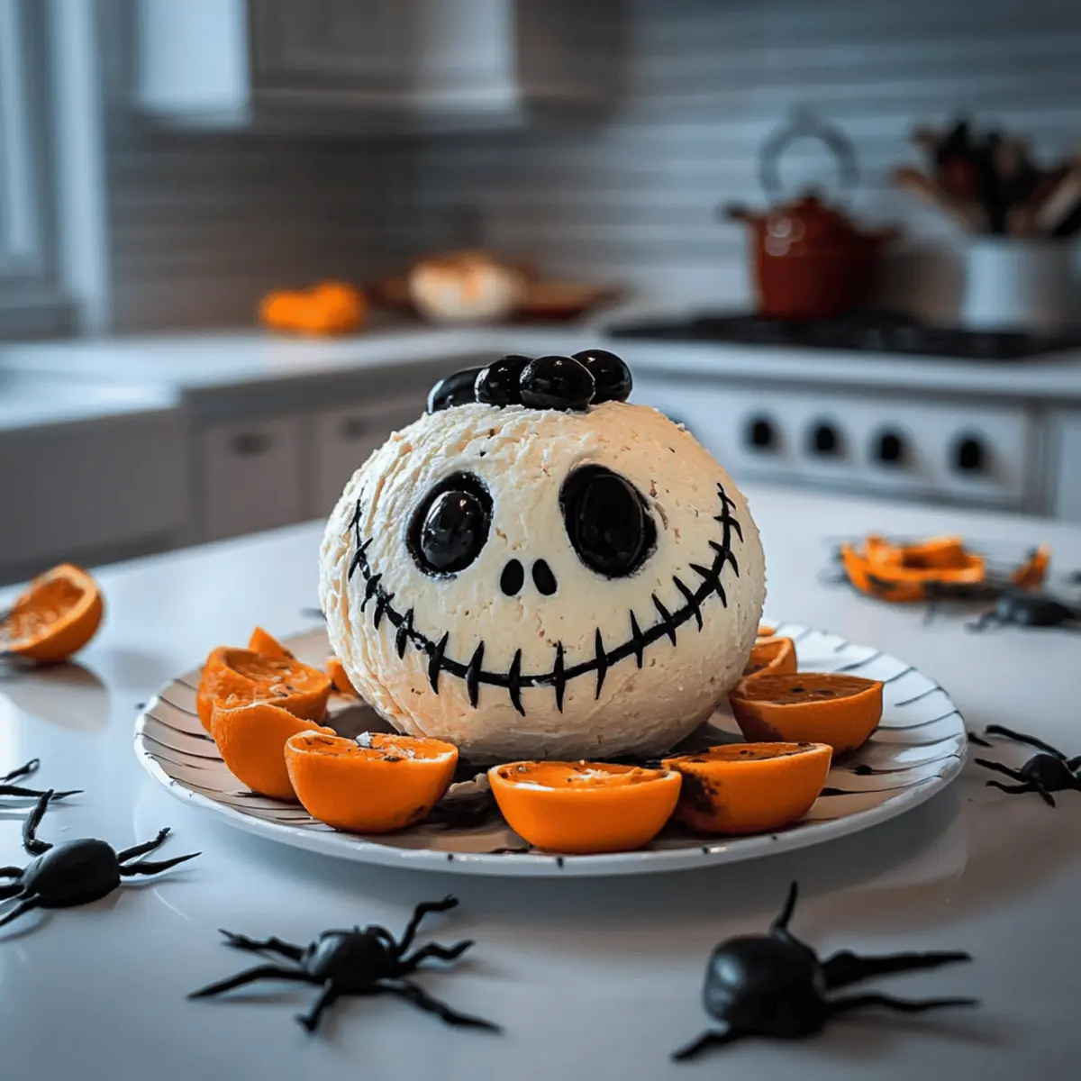 Skellington Cheese Ball ezqfcq