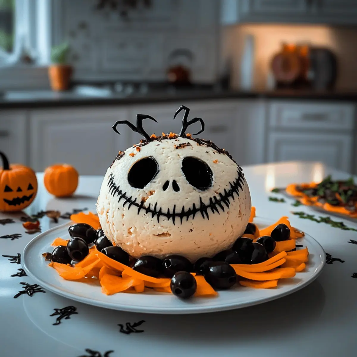 Skellington Cheese Ball h3evwj
