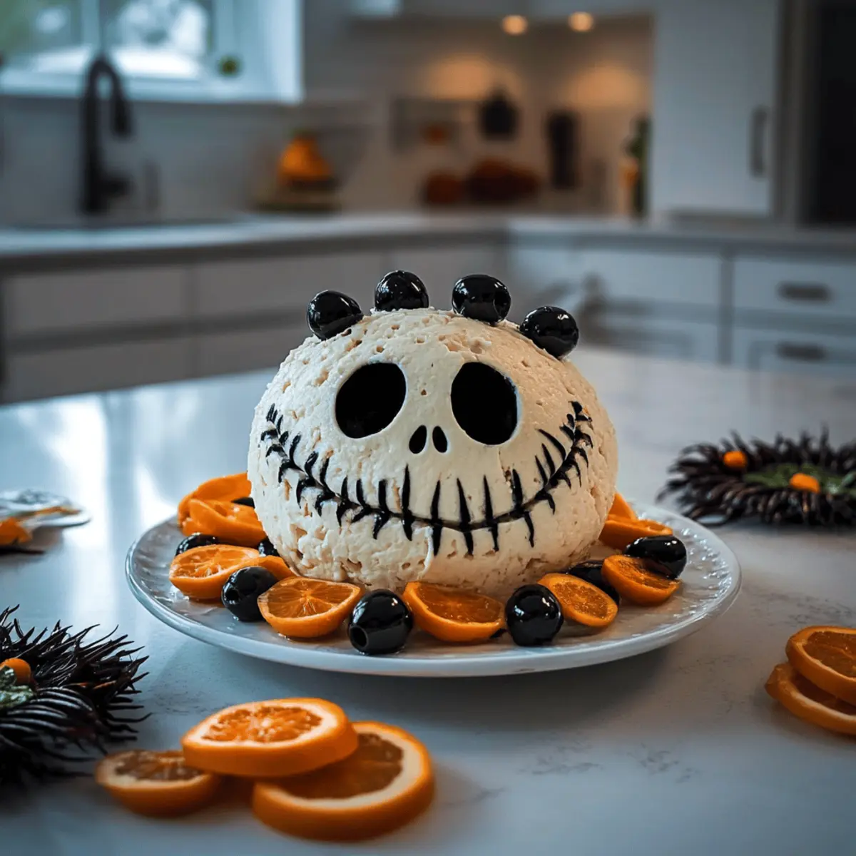 Skellington Cheese Ball imls54