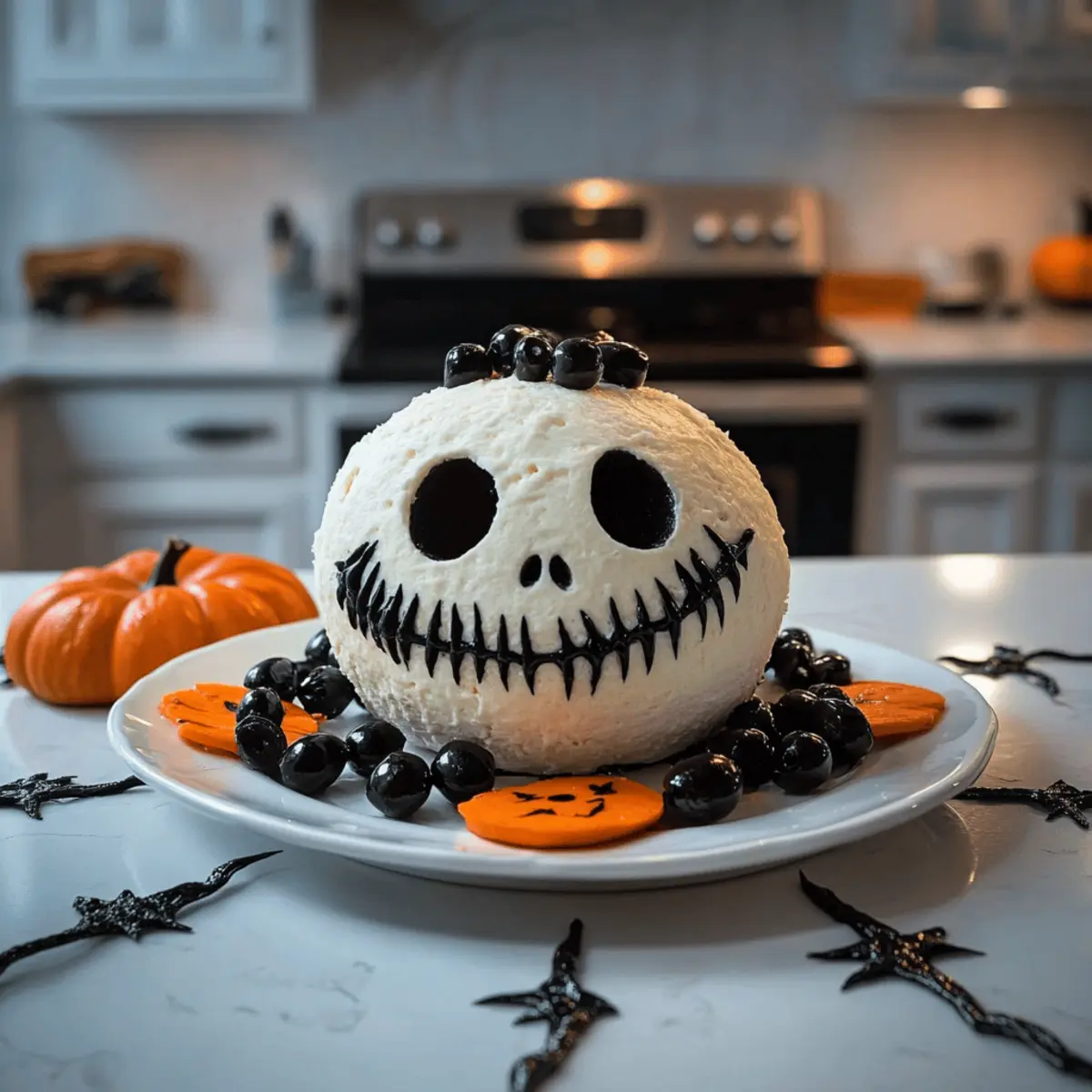 Skellington Cheese Ball: Spooky & Easy No-Bake Treat