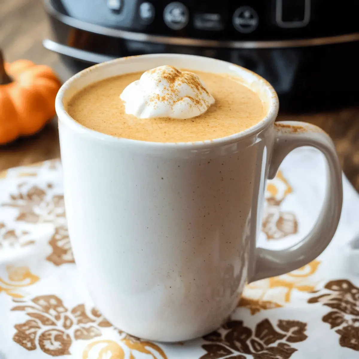 Slow Cooker Drinkable Pumpkin Pie mnkljb