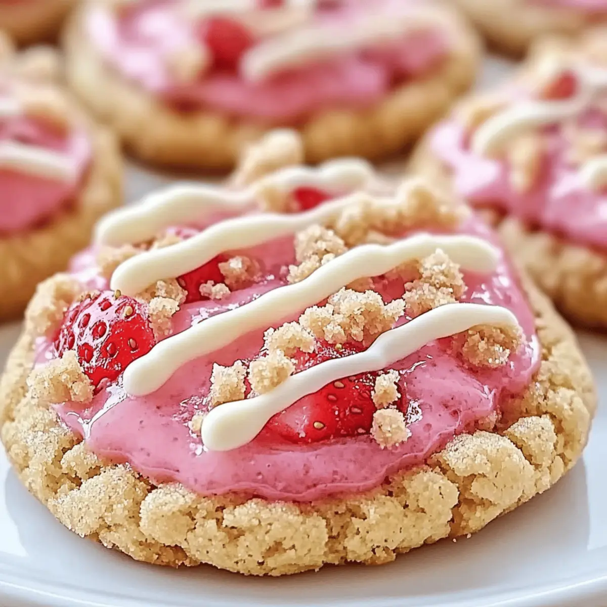 Sweet Strawberry Crunch Cookies to Brighten Your Day