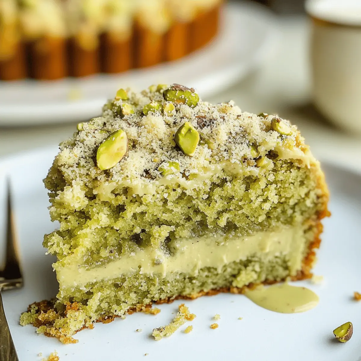 Vegan Pistachio Coffee Cake zeuy7i