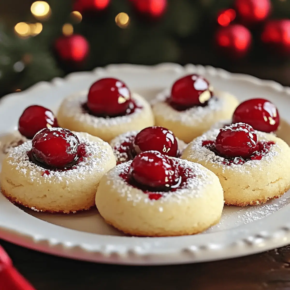 Delicious Christmas Maraschino Cherry Shortbread Cookies to Share