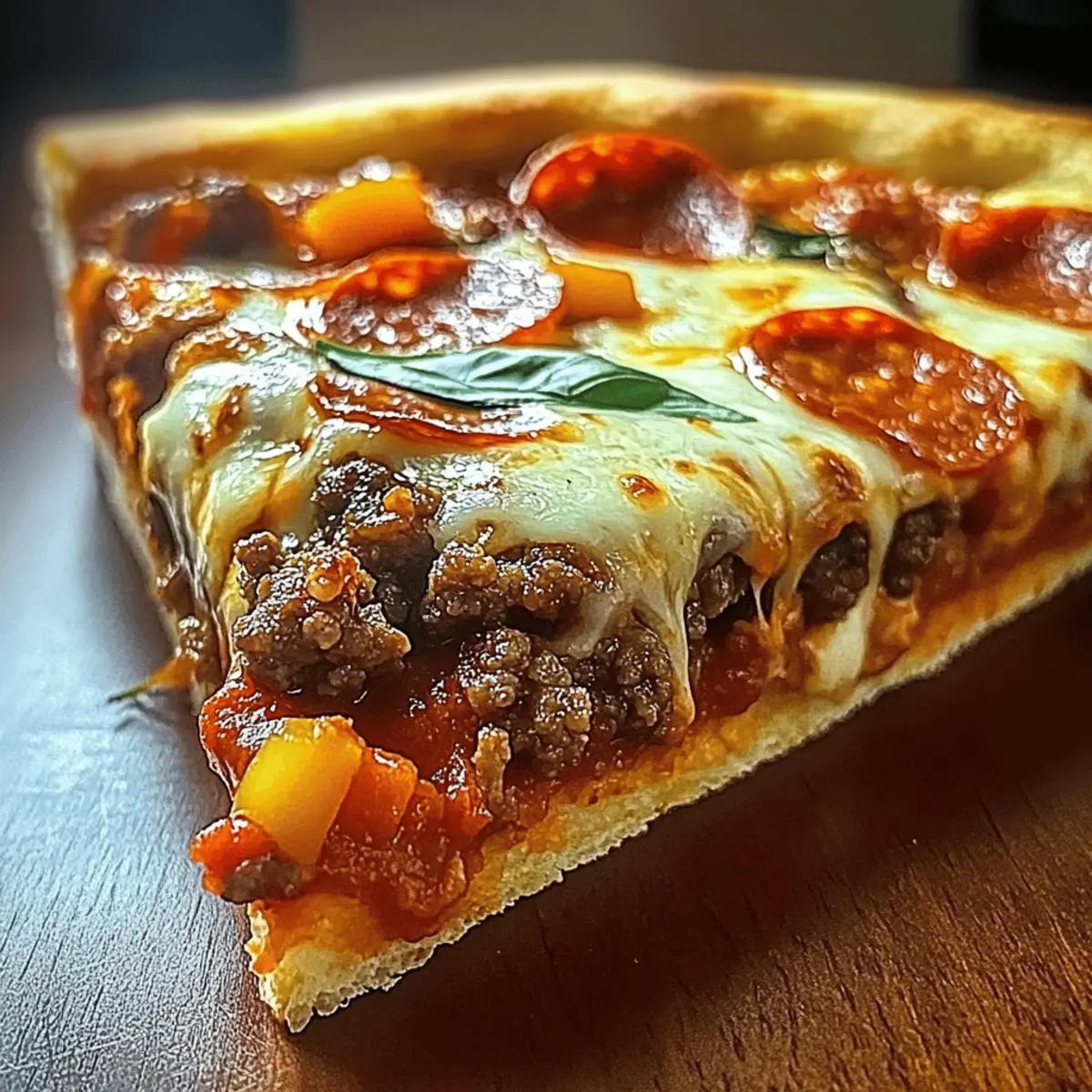 Pizza Burger Pie: A Cozy Comfort Food Delight