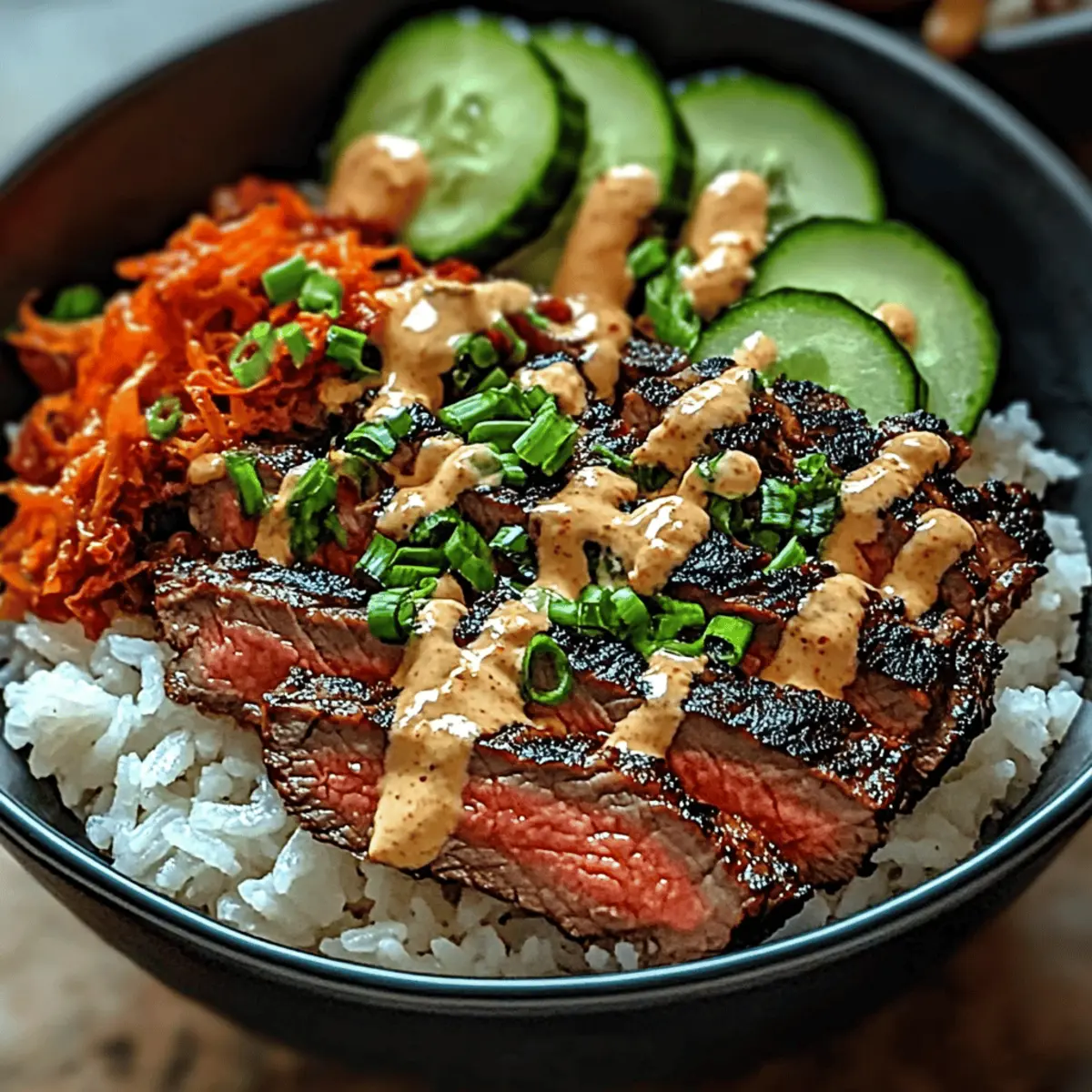 Savory Korean BBQ Steak Bowls: Quick, Easy, and Customizable