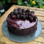 Blackberry Velvet Gothic Cake