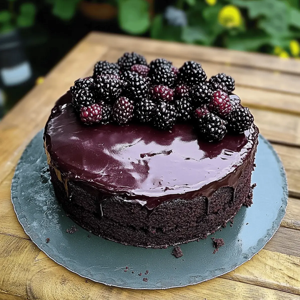 Indulge in Blackberry Velvet Gothic Cake: A Decadent Delight