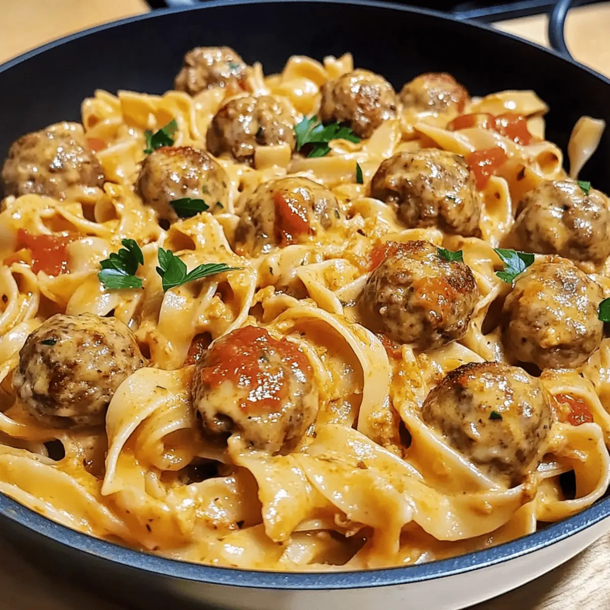 One-Pot Creamy Cajun Meatball Pasta: Your New Weeknight Favorite