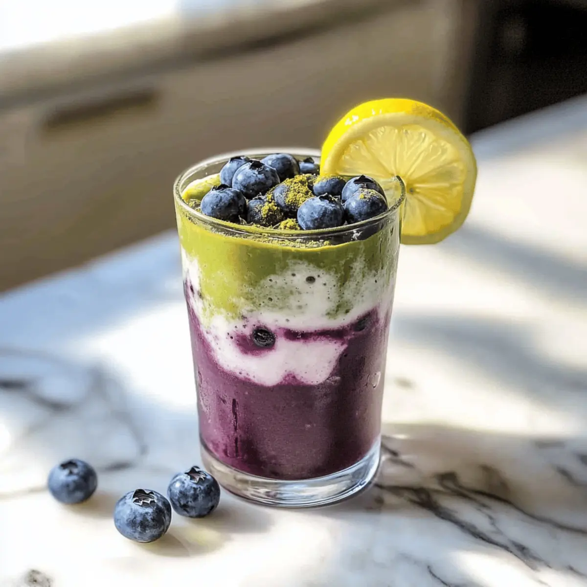 Try This Refreshing Blueberry Lemon Matcha Fizz for an Uplift