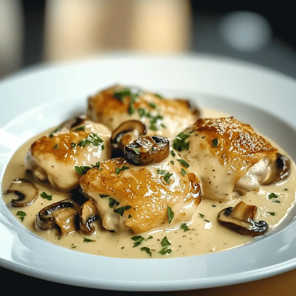 Creamy Garlic Mushroom Chicken That Comforts Every Bite