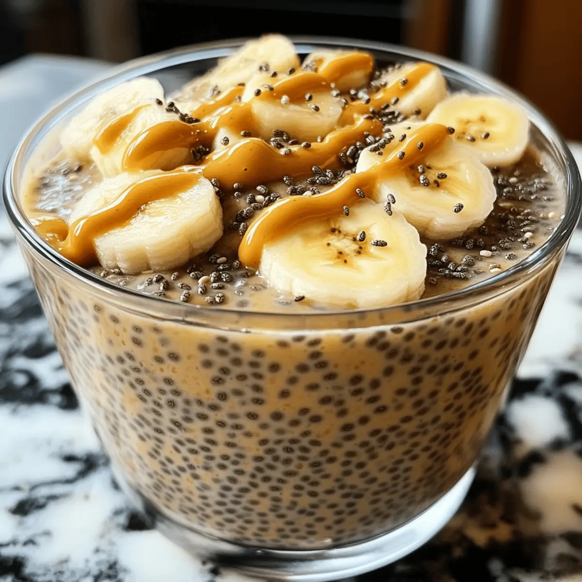 Creamy Peanut Butter Banana Chia Pudding for a Healthy Treat