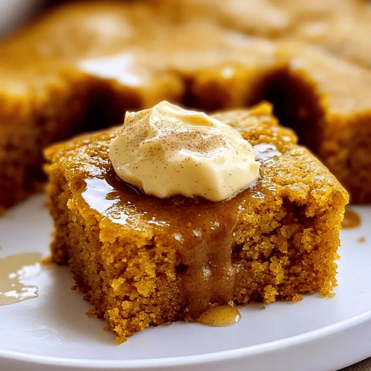 Pumpkin Cornbread with Cinnamon Honey Butter for Cozy Nights