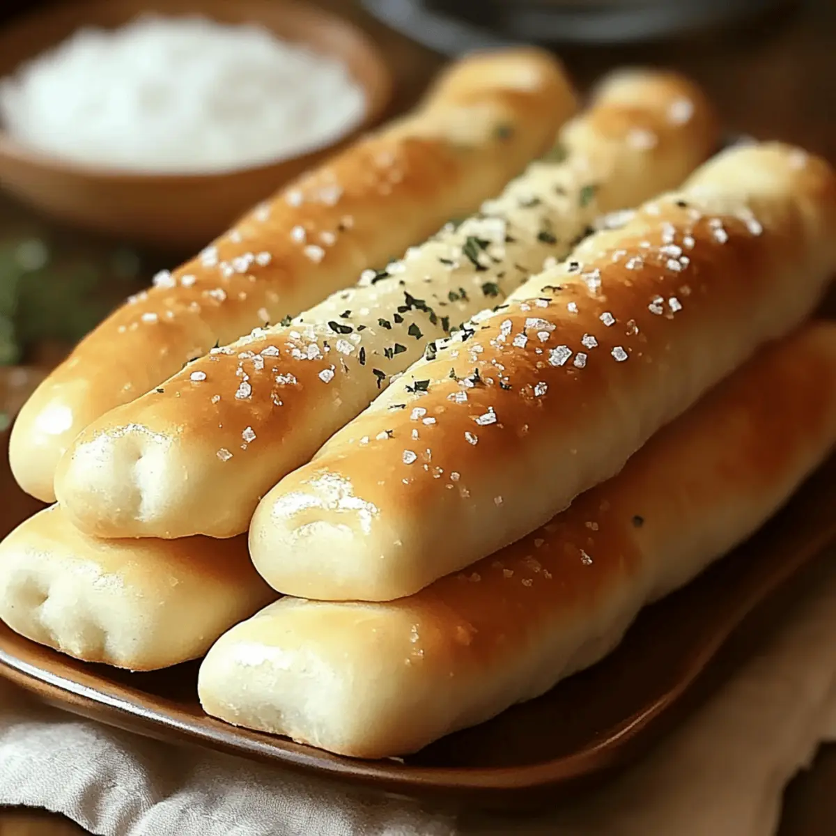 Homemade Olive Garden Breadsticks That Melt in Your Mouth