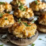 Seafood Stuffed Mushrooms Appetizers