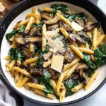 Mushroom Spinach Pasta