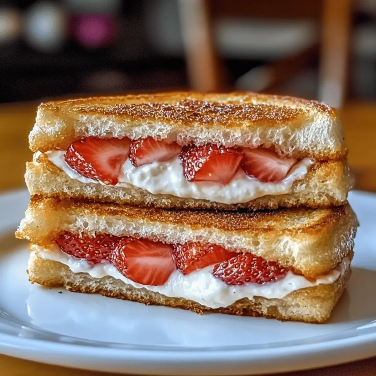 Fried Strawberry Cheesecake Sandwiches – A Sweet Morning Treat