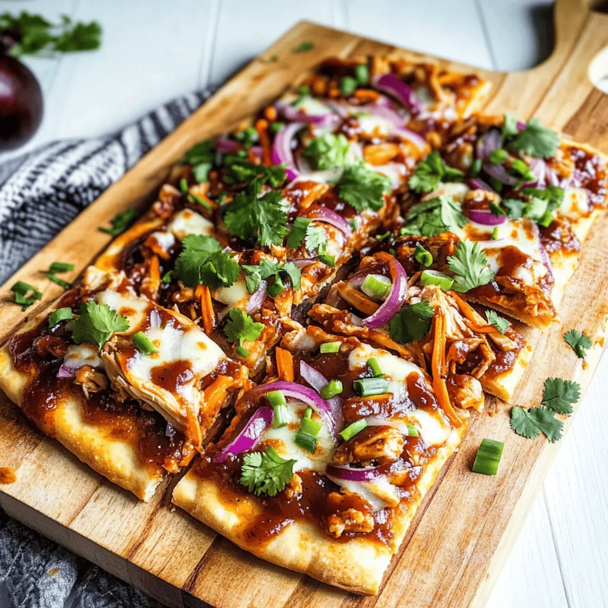 Irresistible BBQ Chicken Flatbread Pizzas for Easy Nights