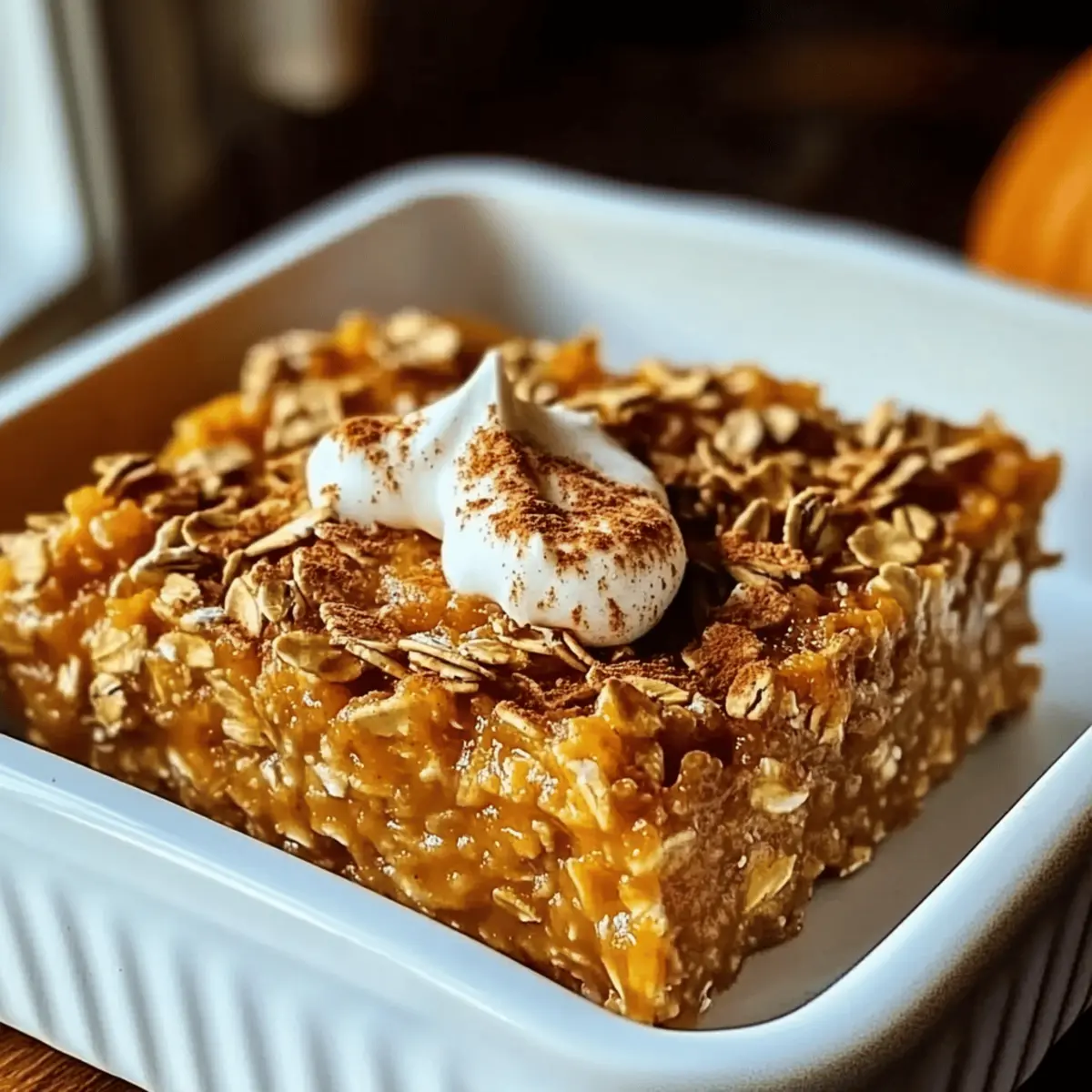 Cozy Pumpkin Baked Oatmeal: Simple, Healthy Delight
