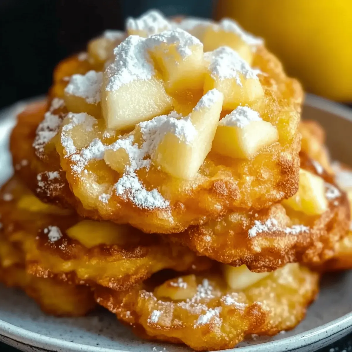 Air Fryer Apple Fritters iziv58