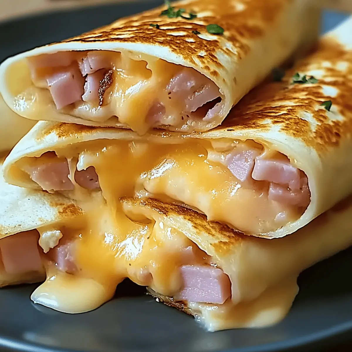 Air Fryer chicken turkey ham and Cheese Wraps hpp5sm