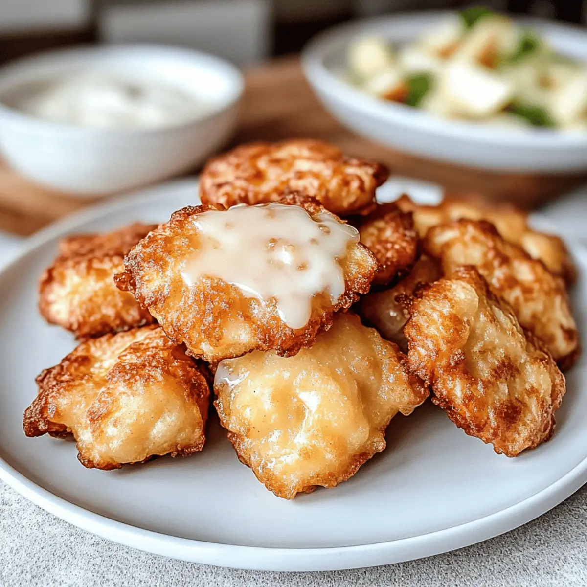 Crispy Air Fryer Apple Fritters for Guilt-Free Indulgence
