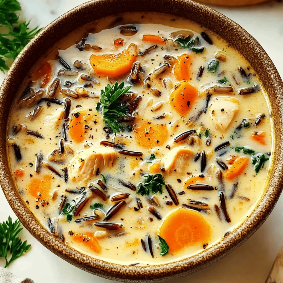 Autumn Wild Rice Soup ednokh