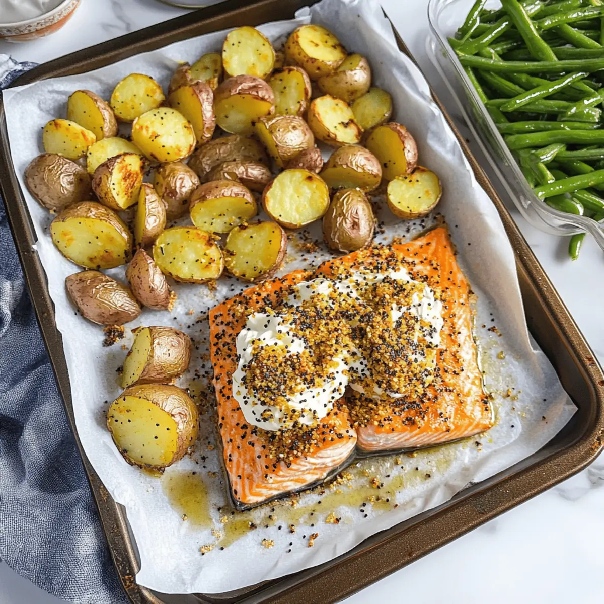 Bagel Sheet Pan Salmon sr4juf
