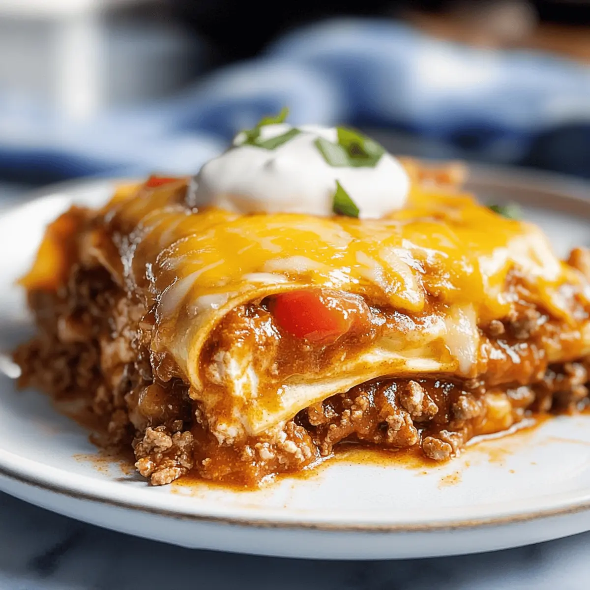 Melt-in-Your-Mouth Beef Enchilada Casserole for Family Fun