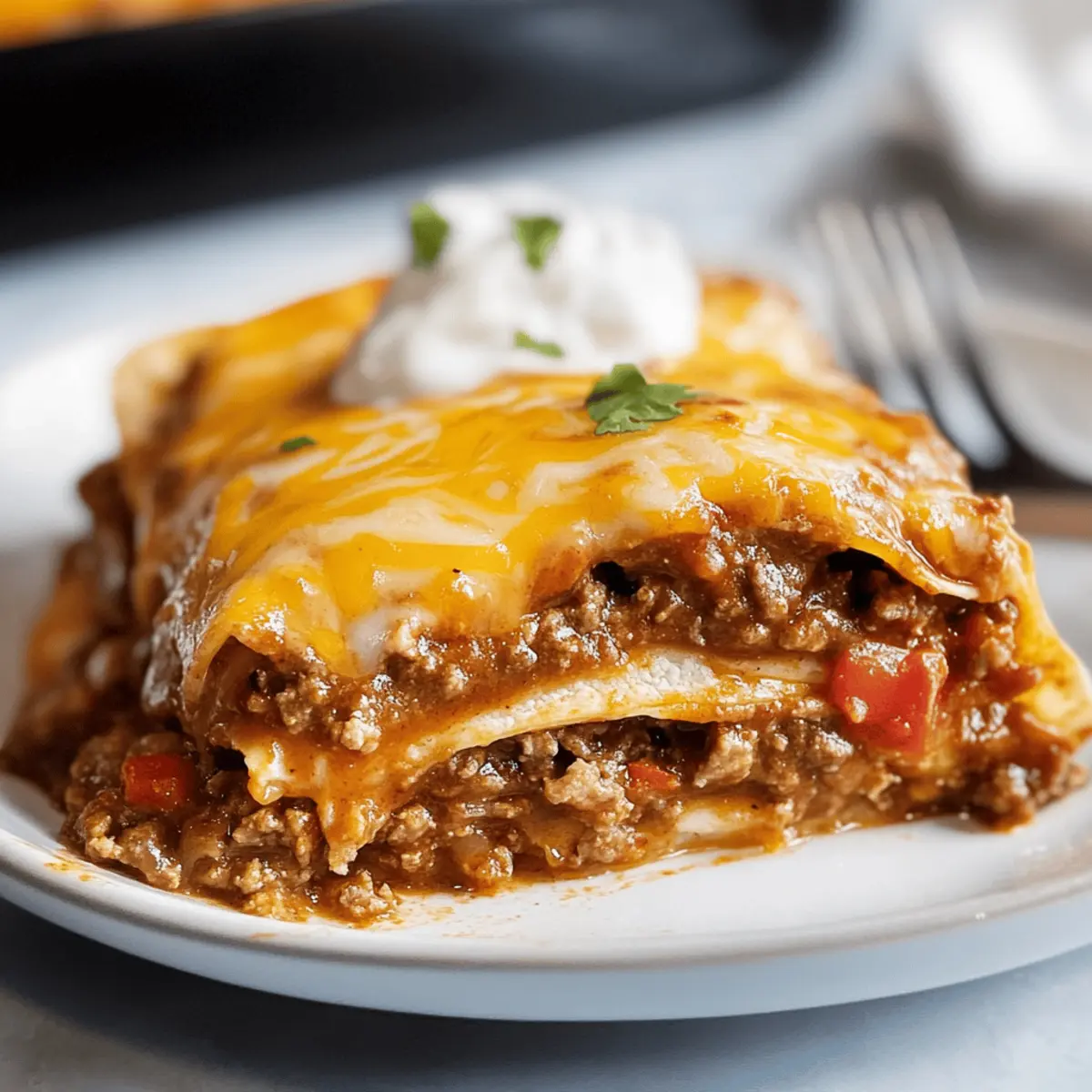 Beef Enchilada Casserole qfaefc