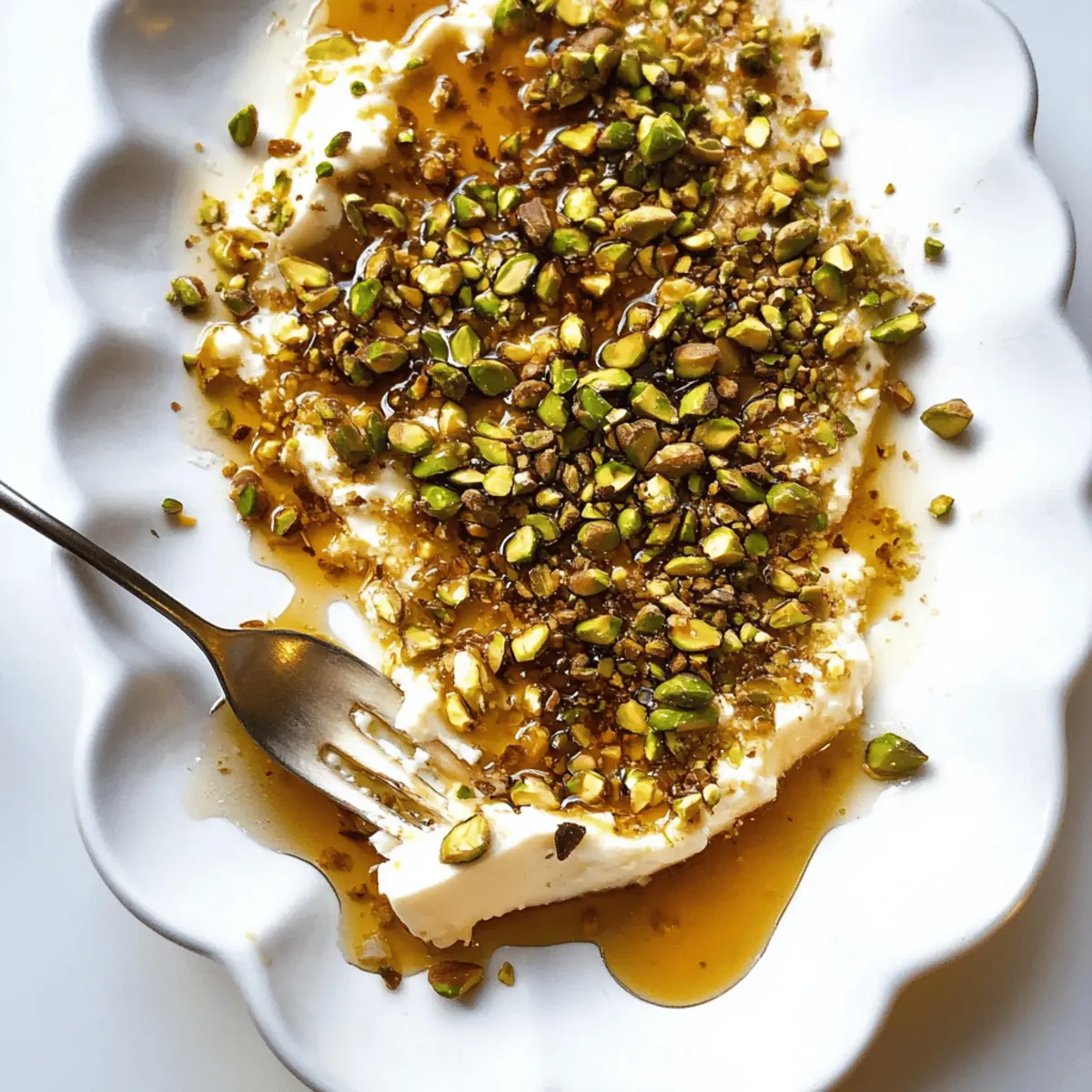 Boursin Appetizer with Pistachios and Honey in 5 Minutes