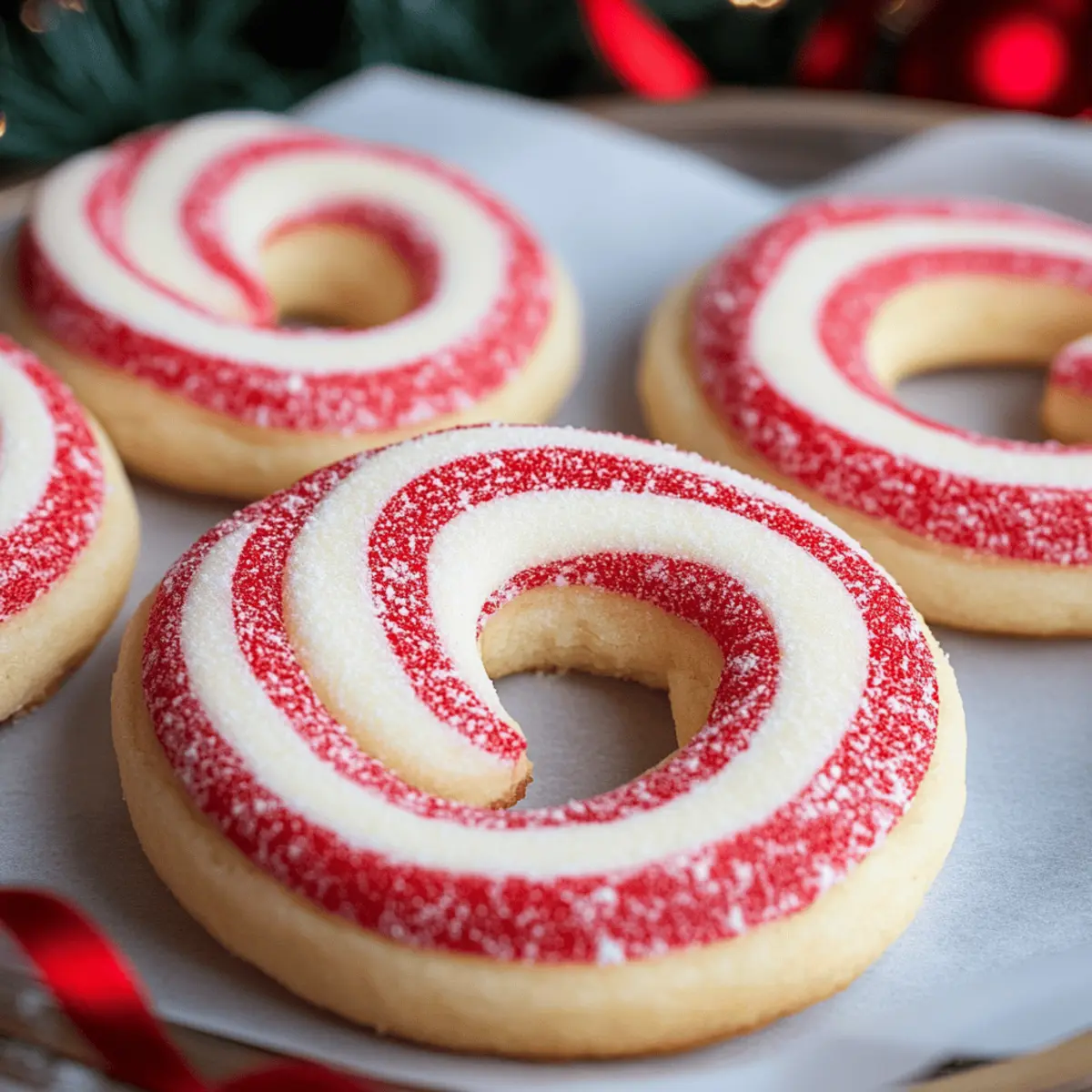Candy Cane Cookies wcnfiw