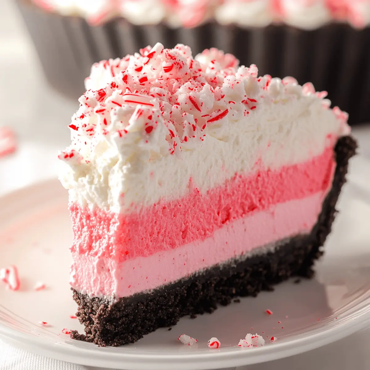 Delicious Candy Cane Pie: A Festive No-Bake Delight