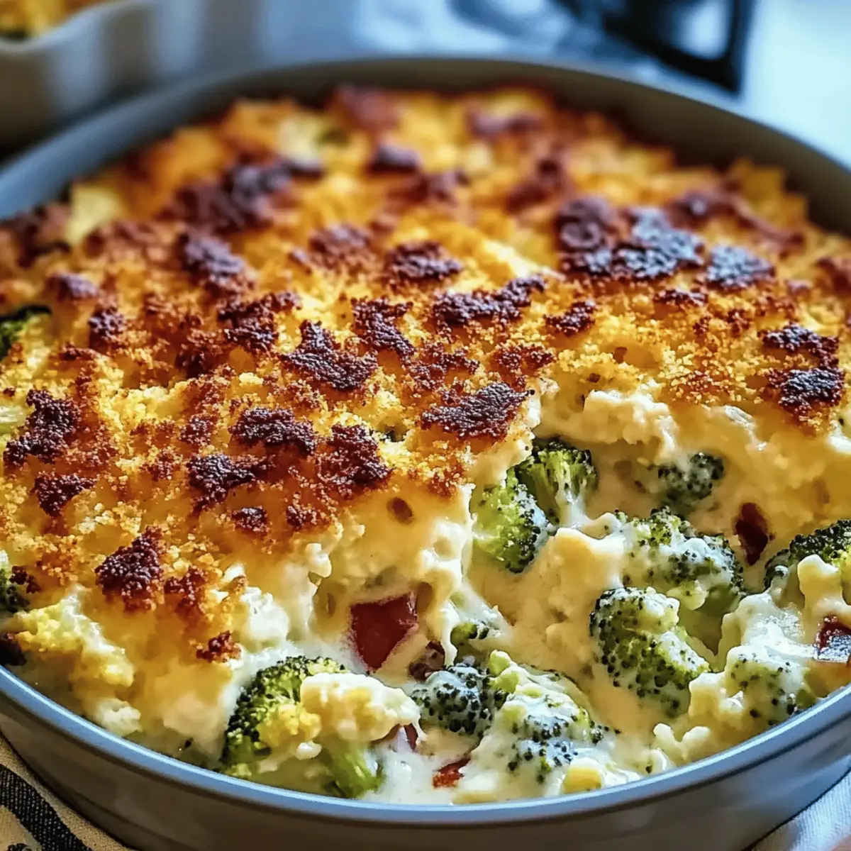 Loaded Cauliflower and Broccoli Casserole for Comfort Lovers