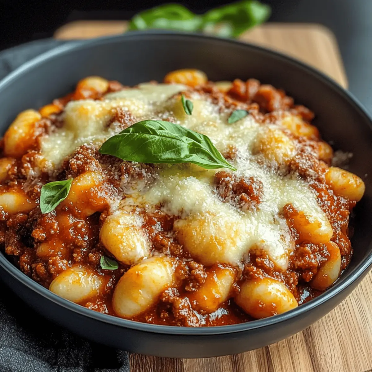 Cheesy Bolognese Gnocchi Bake eyvbto