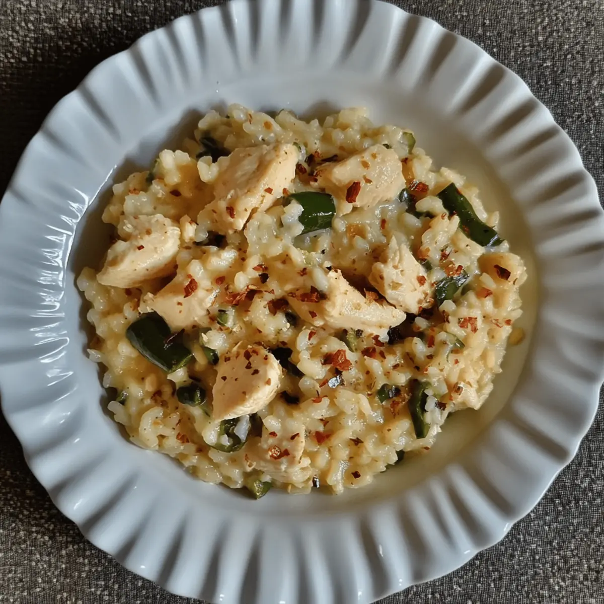 Chicken Poblano Ristto duepnv