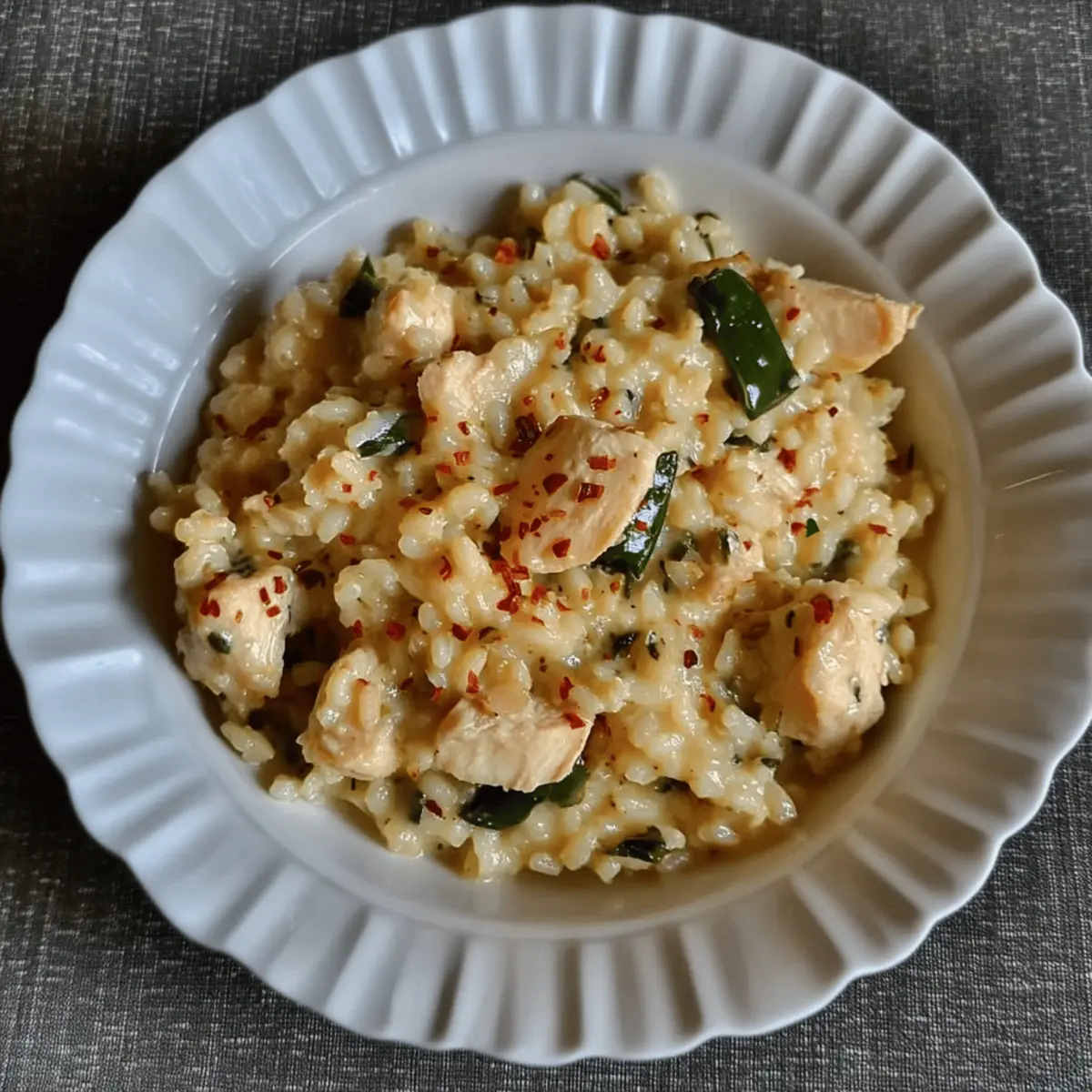Creamy Chicken Poblano Risotto for Cozy Nights In