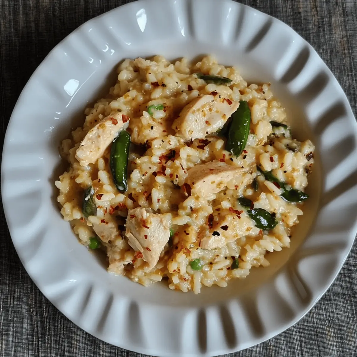 Chicken Poblano Ristto u4otou