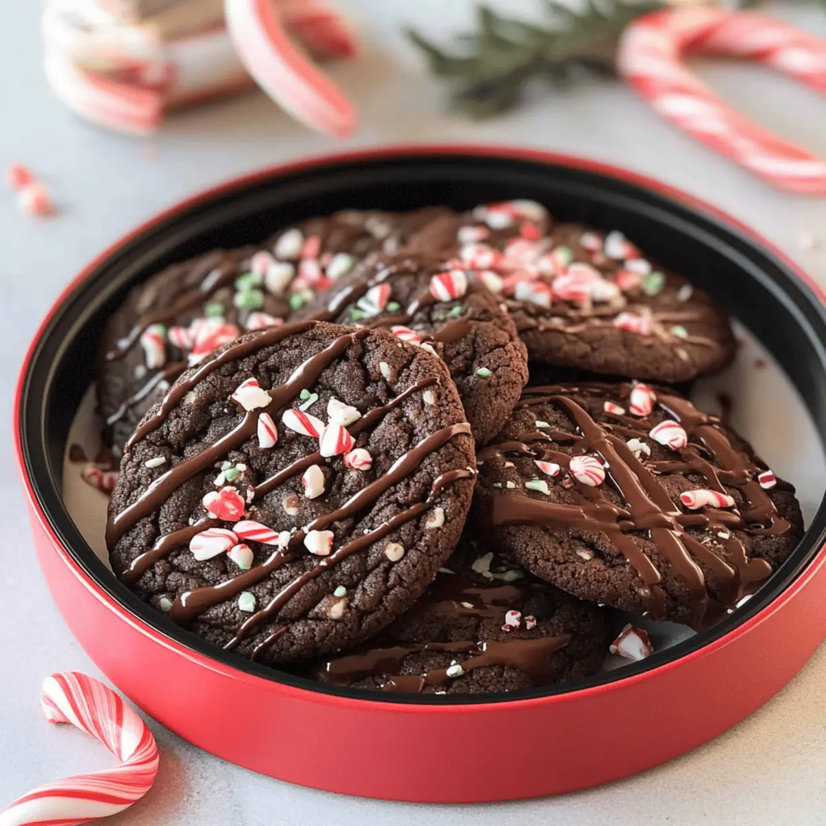 Irresistible Chocolate Peppermint Cookies for a Festive Treat
