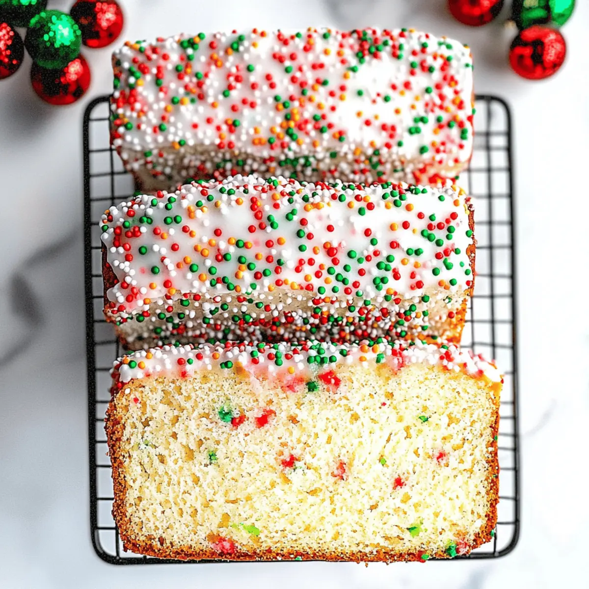 Christmas Sprinkle Buttermilk Bread pongdo
