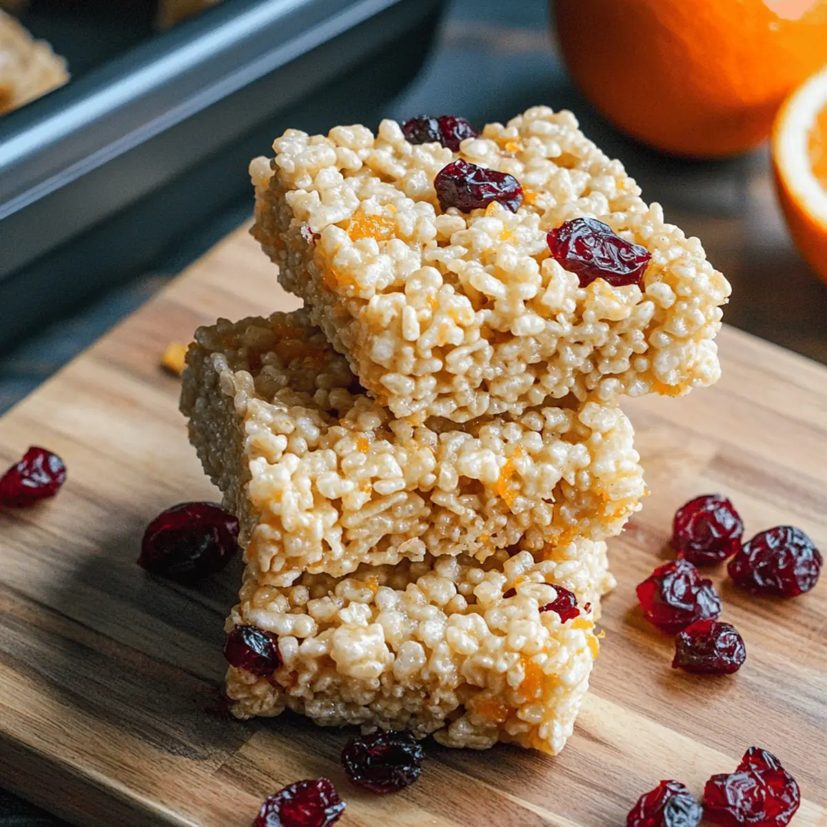 Cranberry Orange Rice Krispie Treats nlljac